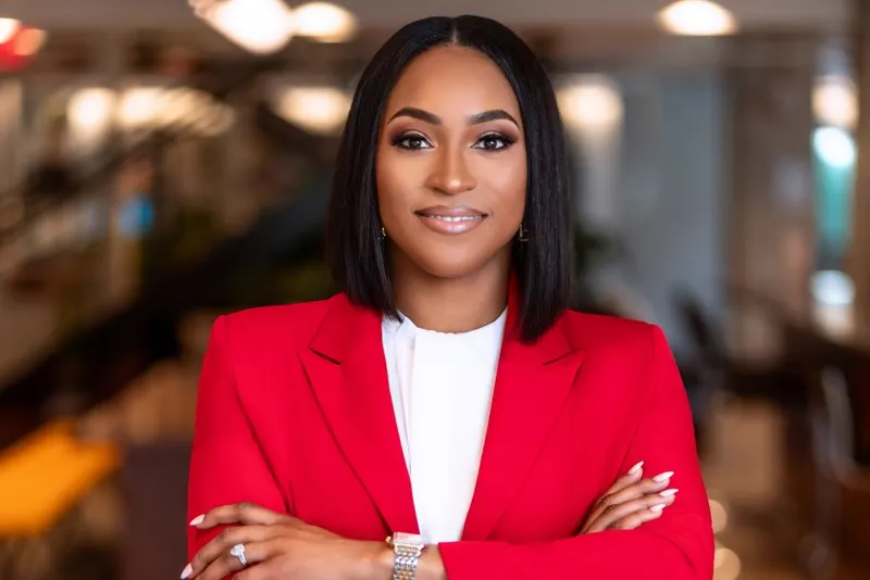 Corporate headshot after natural retouching